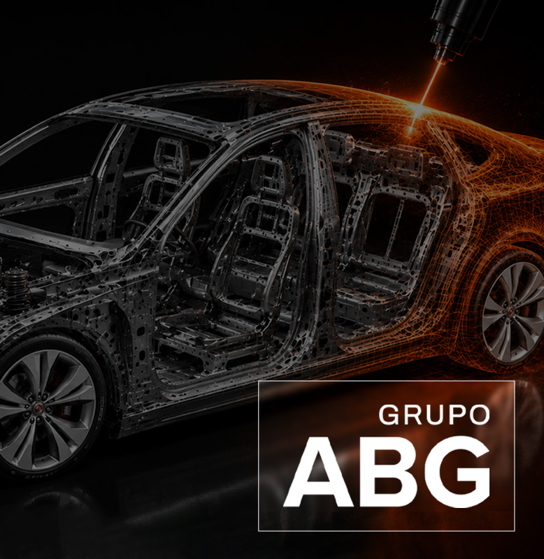 Chassi de veículo automotivo com marcas do Grupo ABG - tablet